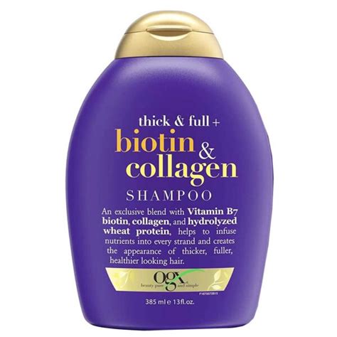 Ogx Thick And Full Biotin And Collagen Shampoo 385ml Sinin