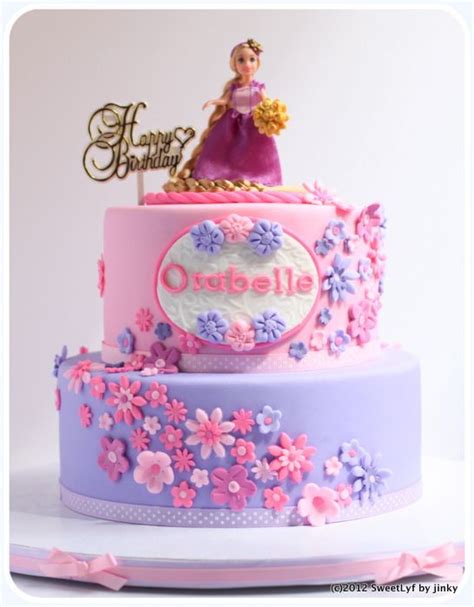 Rapunzel Full Sheet Cake