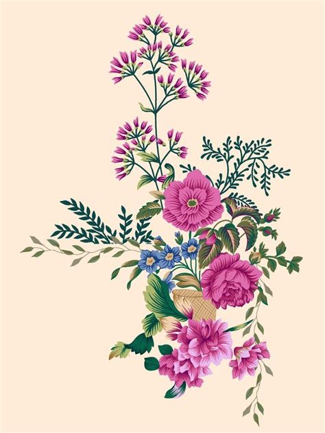 Pin By Rao Tahir On Save Botanical Flower Art Flower Drawing Design