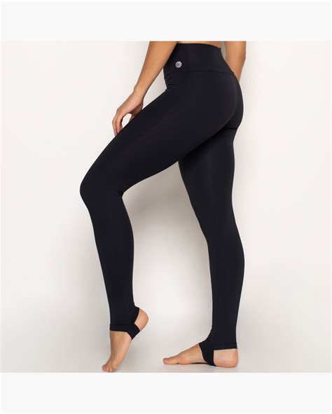 Riachuelo Legging De Poliamida Preta Pezinho