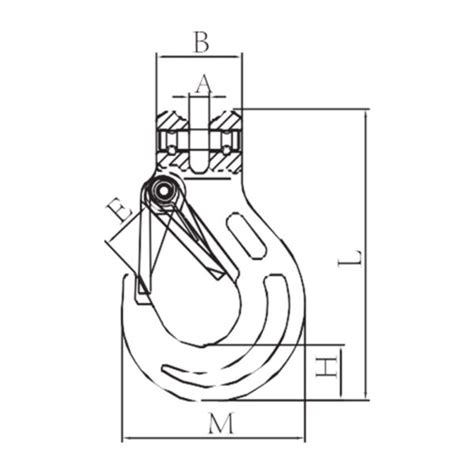 Grade 100 Clevis Sling Safety Hook Legend Lifting Australia