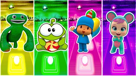 Garten Of Banban Vs Om Nom Vs Pocoyo Vs Cry Babies Tiles Hop Youtube