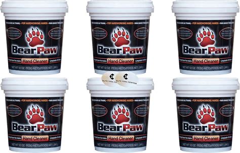 Elite Tool Center 6 Pack 12oz Bear Paw Hand Cleaner