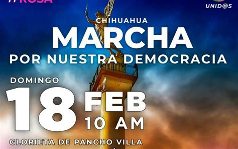 Marcha Por Nuestra Democracia En Chihuahua El Heraldo De Chihuahua