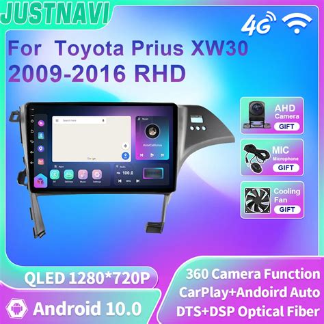 Justnavi For Toyota Prius Xw Rhd Car Radio Multimedia