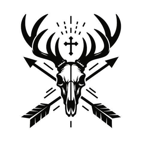 Premium Vector Deer Skull Logo Vector Illustrations