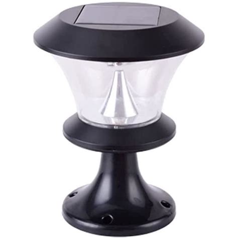 Lampe de Pilier Solaire à LED extérieur étanche Cour Poteau de Porte