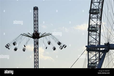 Flying Swings London Stock Photo Alamy