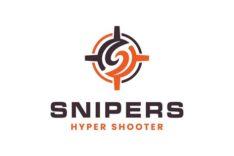 Modern Letter S Sniper Scope Logo Creative Market