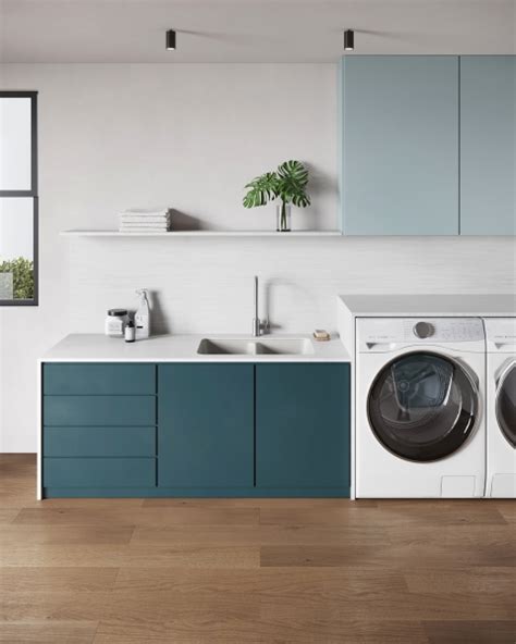 Modern Teal Kitchen - modlar.com