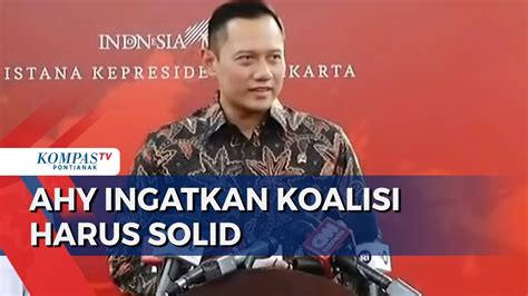 Ketum Demokrat Ahy Tanggapi Prabowo Temui Surya Paloh Koalisi Jangan