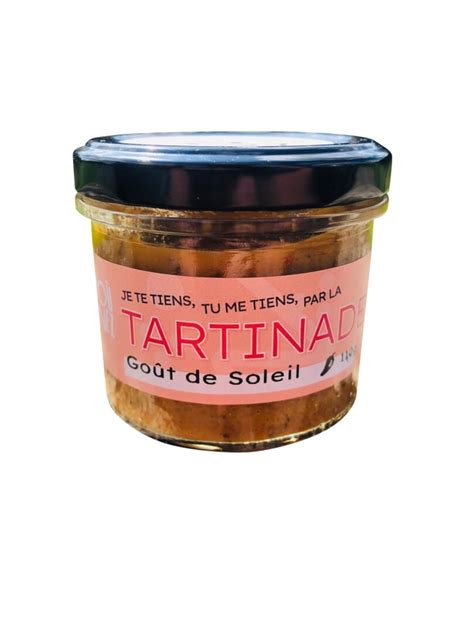 Tartinade Goût de soleil en pot en verre de 110g agaia