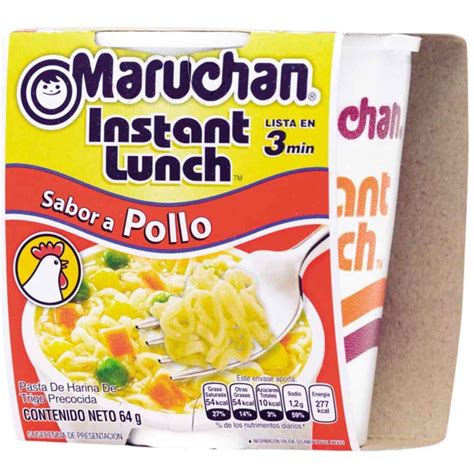 Sopa Instantánea Maruchan Pollo Vaso 64g Plazavea Supermercado