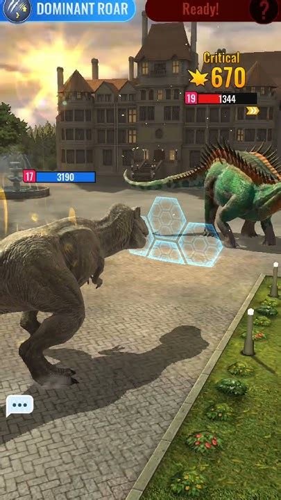 Rexy Vs Brachiosaurus Hybrid Fight Jurassic World Alive Youtube