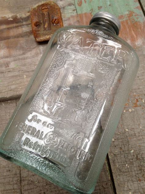 Vintage General Electric Refrigerator Water Bottle With Original Lid G4272 Vintage