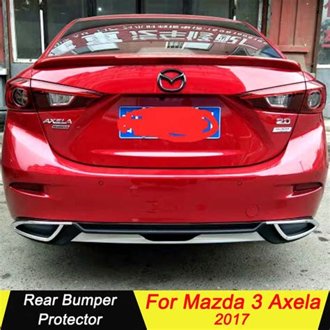 Car Rear Bumper Protector For Mazda 3 Axela 2017 Rear Bumpers Lip