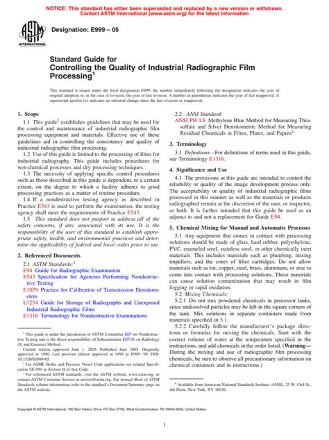 Astm E Standard Guide For Controlling The Quality Of Industrial