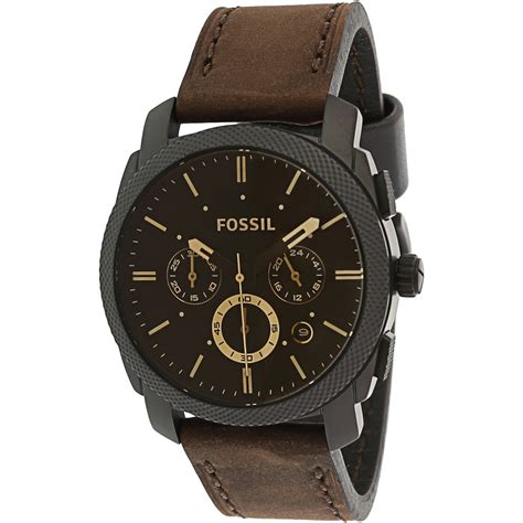 Fossil Machine Flight Chronograph Brown Dial Mens Watch Fs4656 Walmart Canada