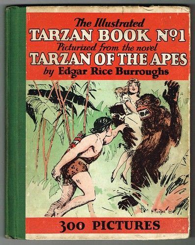 The Illustrated Tarzan Book No Picturized From The Novel Tarzan Of