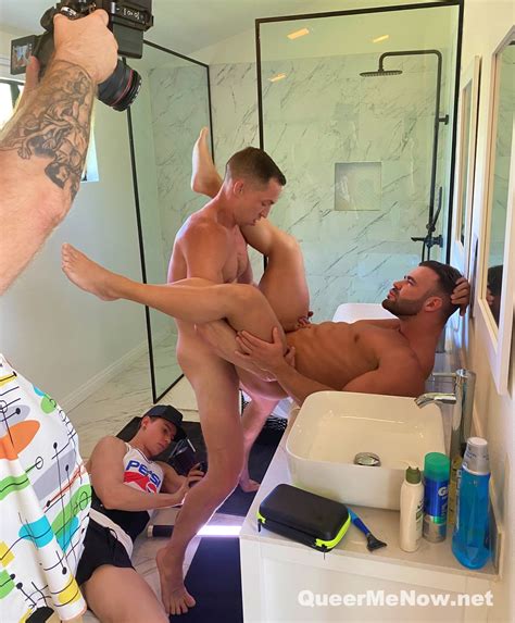 Gay Porn Behind The Scenes Sean Austin Bottoms For Ethan Sinns On The