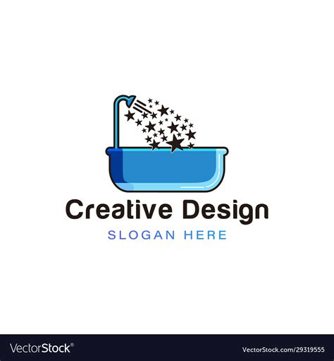 Best bath logo ideas inspiration design Royalty Free Vector