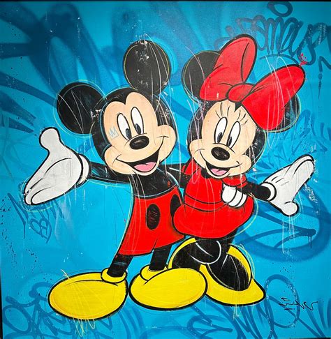 MICKEY MINNIE Mr Oreke Original Unikat NL Galerie