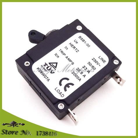 23A generator przerywacz BSB1-30 230V 2000A 28.8A ... – Grandado