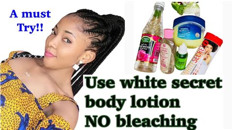 How To Mix White Secret Lotion Without Bleaching Green Veins Skincare