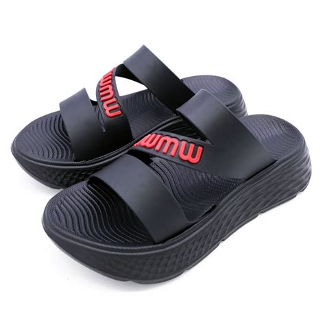 SIMWOOD Sandal Platform Wanita Dewasa Wedges Sendal Slide Wanita Sandal