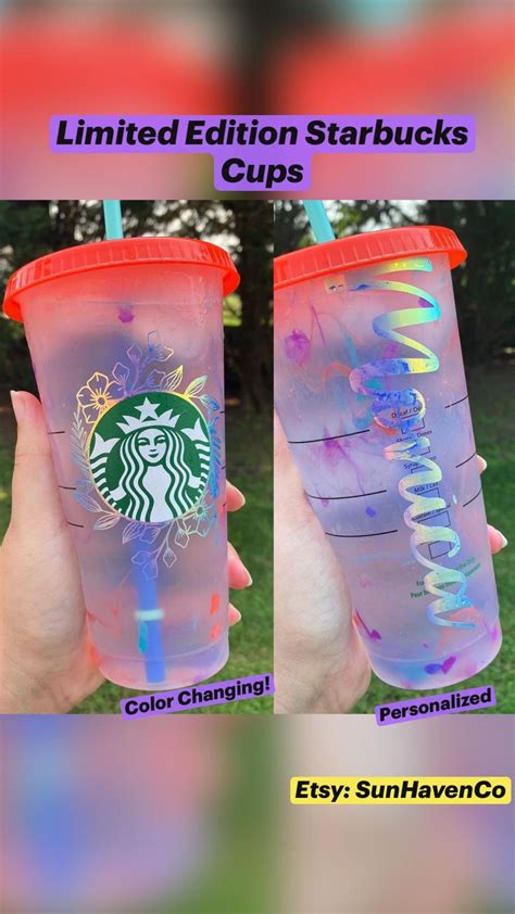 Limited Edition Starbucks Cups Fall 2021 Personalized Starbucks Cup