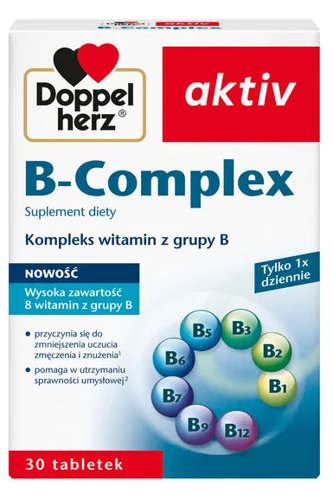 Doppelherz Aktiv B Complex X 30 Tabletek Cena Opinie Dawkowanie