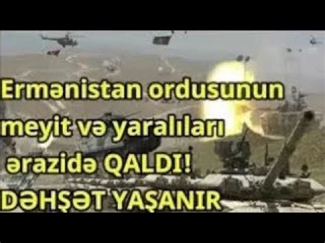 Ermənistan ordusunun meyit və yaralıları ərazidə QALDI DƏHŞƏT YAŞANIR