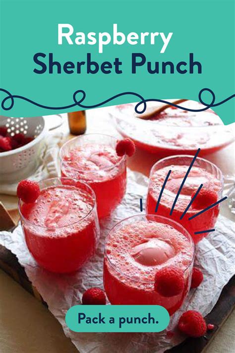 Refreshing Raspberry Sherbet Punch Recipe