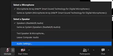 Changing Audio device settings inside of Zoom – PALCS HelpDesk