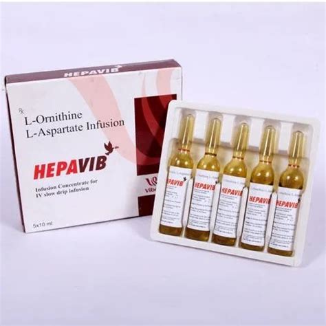 Hepavib L Ornithine L Aspartate Gm Infusion At Best Price In Nagpur