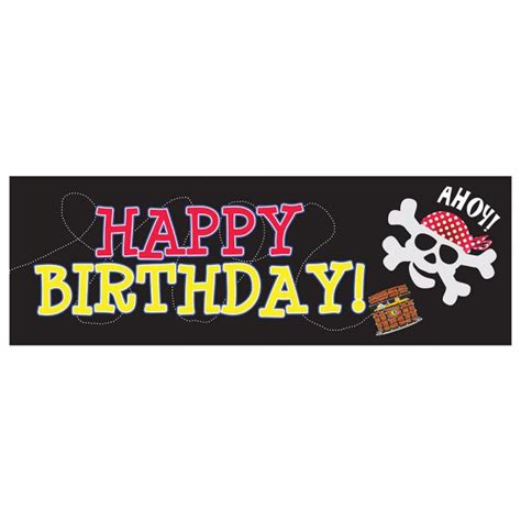 Birthday Pirate Banner Partyland Monterrey