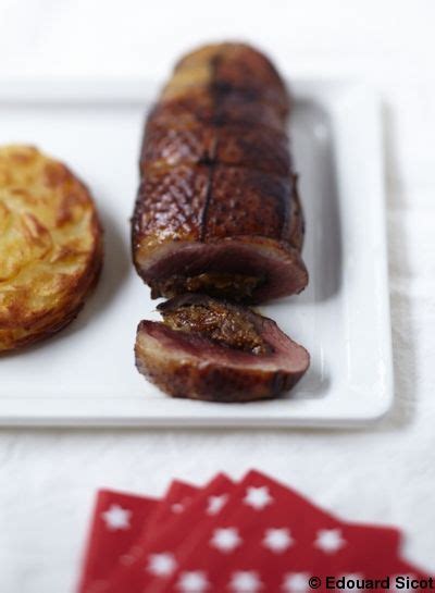 Rôti de canard aux fruits secs pomme Anna pour 2 personnes Recettes