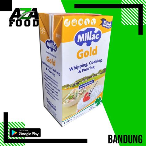 Jual Millac Gold Whipping Cooking Cream Liter Shopee Indonesia