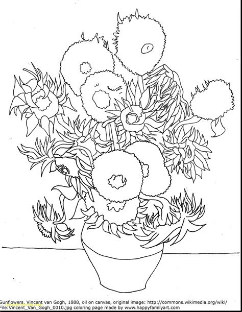 Free Van Gogh Coloring Pages Coloring Pages