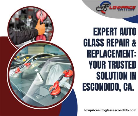 Auto Glass Replacement And Repair Agency In North County