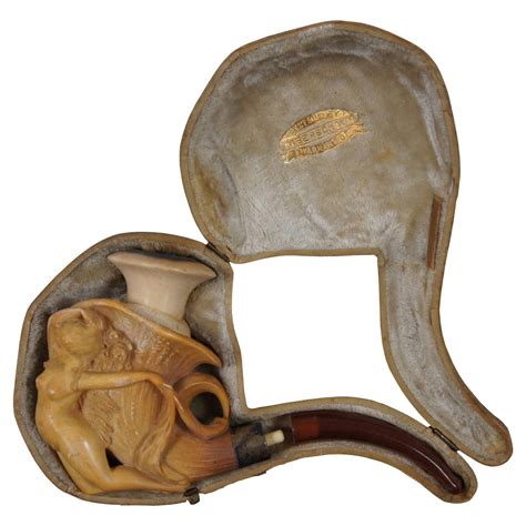 Carved Meerschaum Figural Pipe At 1stDibs