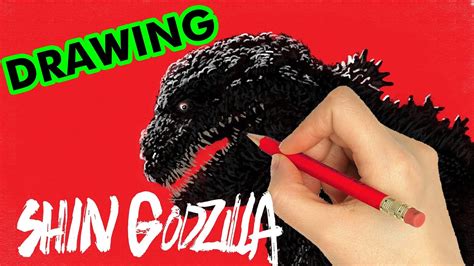 How To Draw Shin Godzilla Art Therapy Youtube