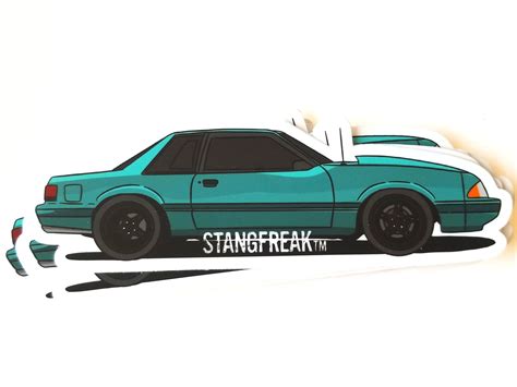 Foxbody Sticker Foxbody Decal Foxbody Mustang Sticker Etsy