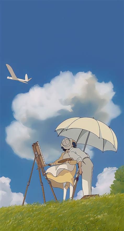 The Wind Rises Studio Ghibli Lockscreen In 2022 Ghibli Artwork