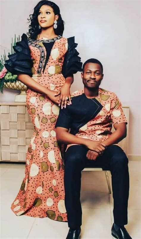 African Couples Clothing Couples Attire Different Sizes Etsy