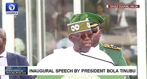 Read Full Text Of Tinubus Inaugural Address As Nigerias President