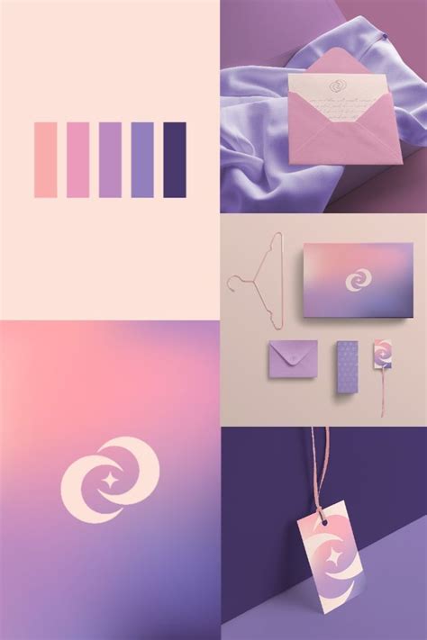 A Delicate Dawn Inspired Color Palette And Logo Created For A Feminine