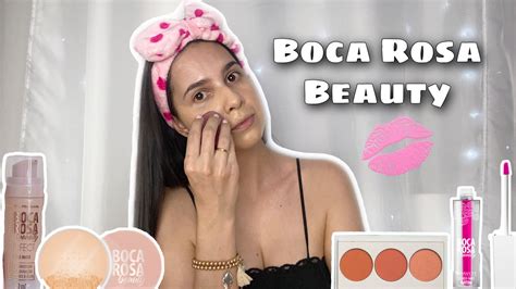 TESTEI OS PRODUTOS DA BOCA ROSA BEAUTY YouTube