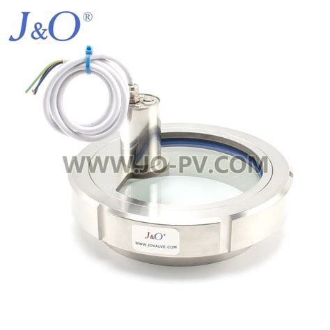 Hygienic Stainless Steel Union Sight Glass With Light For Tank China