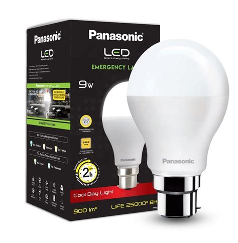 B Panasonic W Led Charging Bulb Cool White K At Rs Piece